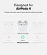 Ringke Silicone Case Apple AirPods 4 Hoesje Siliconen Paars afbeelding 9