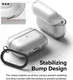 Ringke Apple AirPods Pro 1 / 2 Hoesje Schokbestendig Matte Transparant afbeelding 2