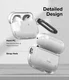 Ringke Apple AirPods Pro 1 / 2 Hoesje Schokbestendig Matte Transparant afbeelding 5