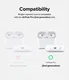 Ringke Apple AirPods Pro 1 / 2 Hoesje Schokbestendig Matte Transparant afbeelding 9