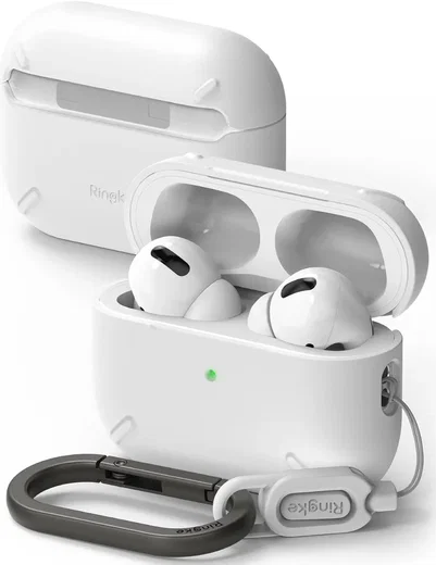 Ringke Apple AirPods Pro 1 / 2 Hoesje Schokbestendig Wit afbeelding 1