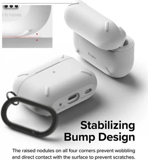 Ringke Apple AirPods Pro 1 / 2 Hoesje Schokbestendig Wit afbeelding 2