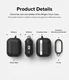 Ringke Onyx Apple AirPods Pro 2 Hoesje Zwart afbeelding 10