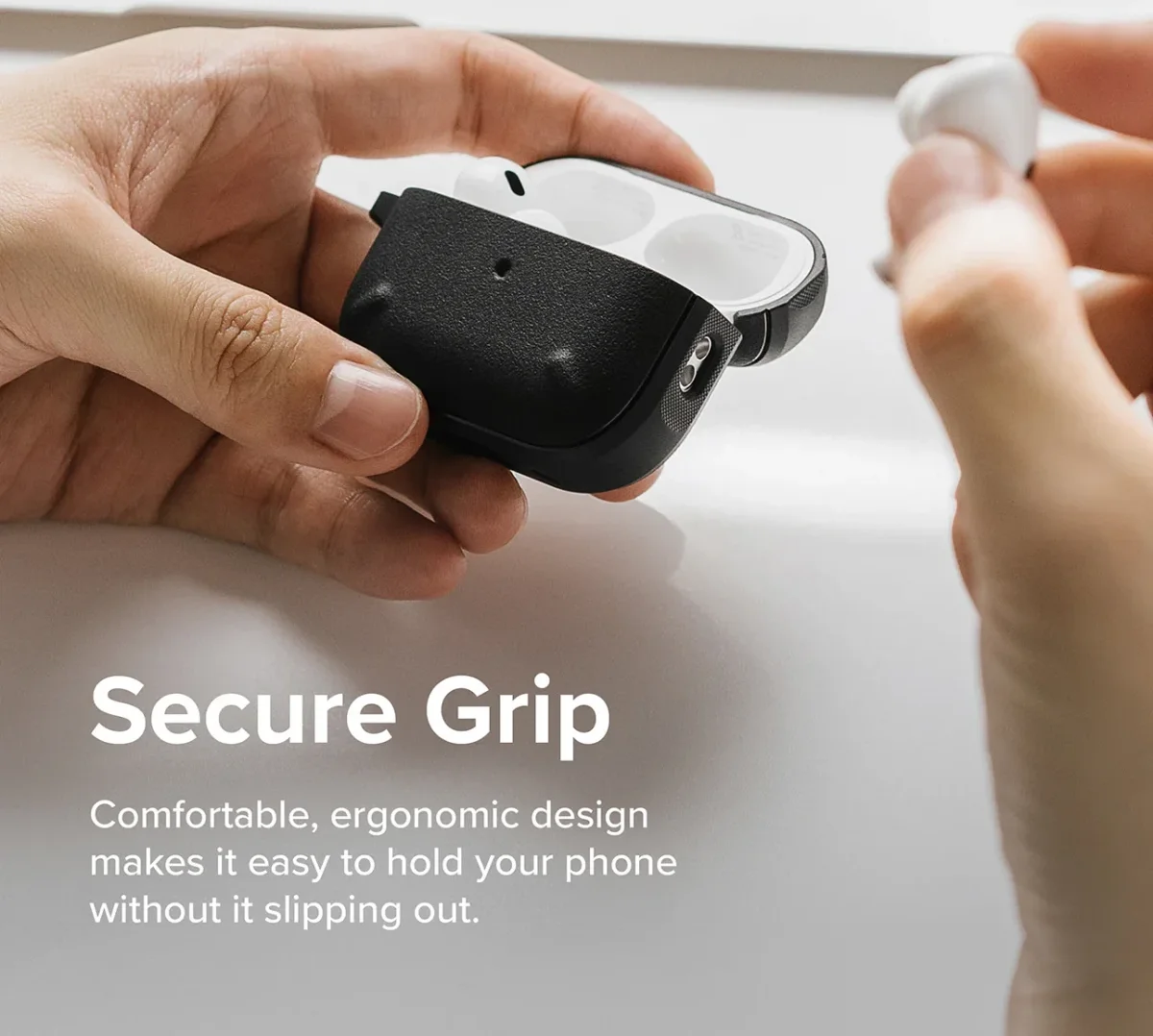 Ringke Onyx Apple AirPods Pro 2 Hoesje Zwart afbeelding 5