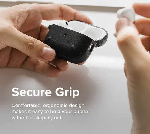 Ringke Onyx Apple AirPods Pro 2 Hoesje Zwart afbeelding 5