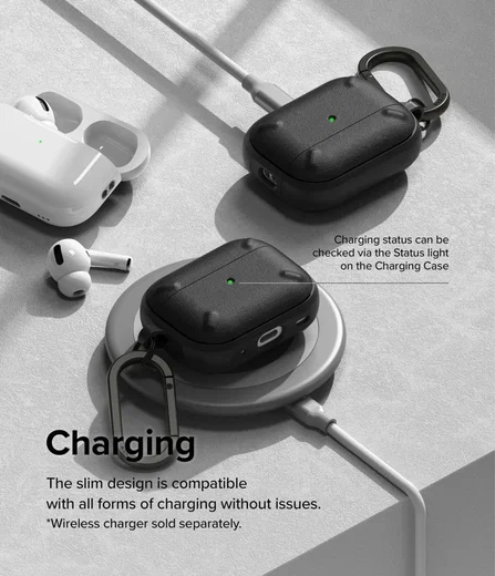 Ringke Onyx Apple AirPods Pro 2 Hoesje Zwart afbeelding 7