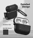 Ringke Onyx Apple AirPods Pro 2 Hoesje Zwart afbeelding 8