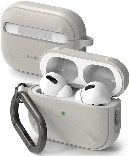 Ringke Onyx Apple AirPods Pro 2 Hoesje Grijs afbeelding 1