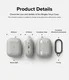 Ringke Onyx Apple AirPods Pro 2 Hoesje Grijs afbeelding 10