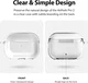 Ringke Hinge Case Apple AirPods Pro 1 / 2 Hoesje Hard Plastic Transparant afbeelding 3