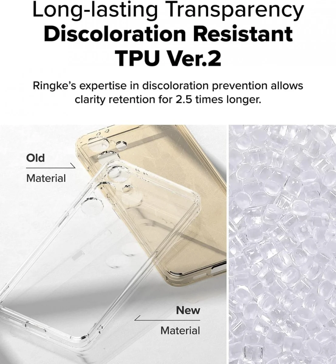 Ringke Fusion Samsung Galaxy S24 FE Hoesje Back Cover Transparant afbeelding 4