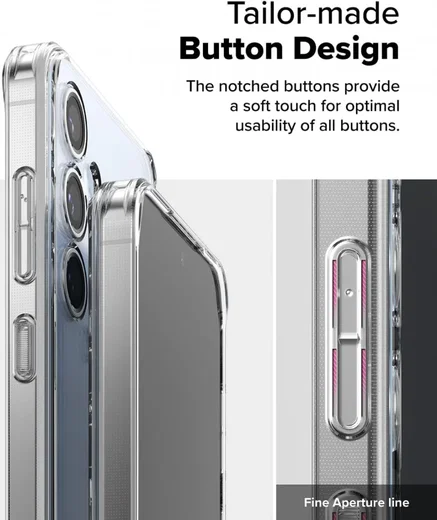 Ringke Fusion Samsung Galaxy S24 FE Hoesje Back Cover Transparant afbeelding 9
