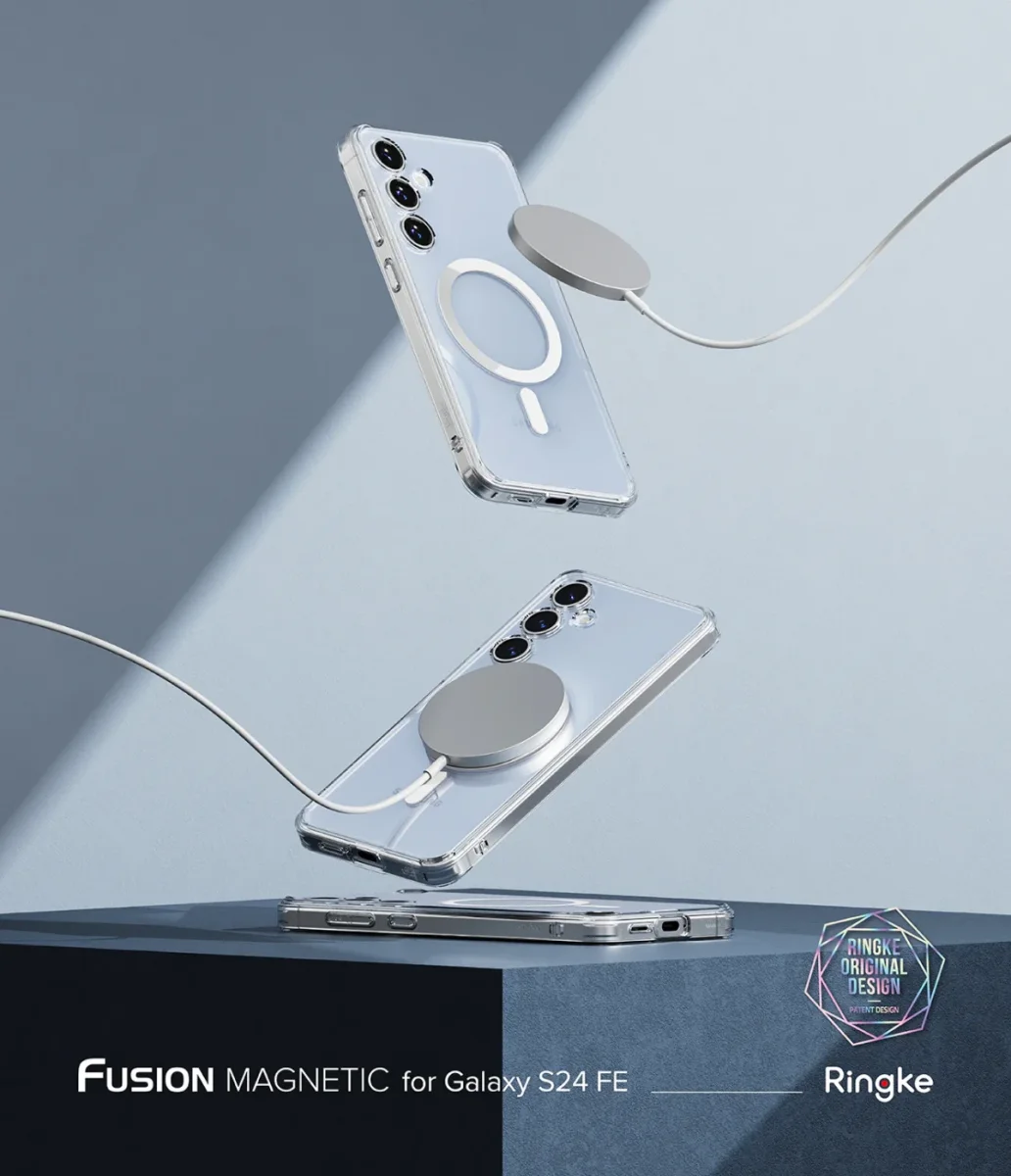 Ringke Fusion Samsung Galaxy S24 FE Hoesje MagSafe Back Cover Transparant afbeelding 18