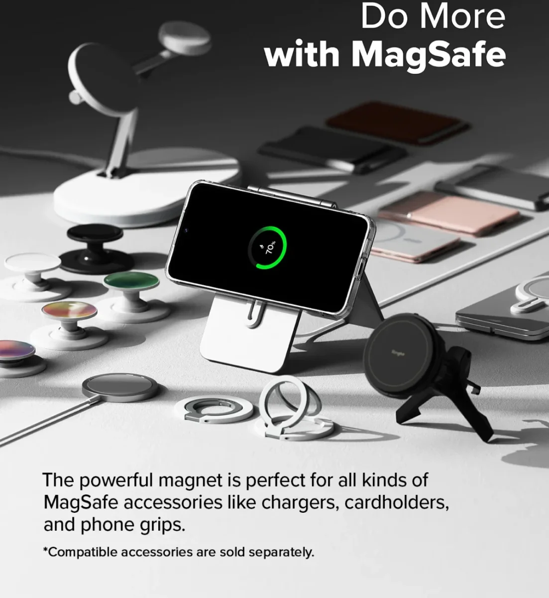 Ringke Fusion Samsung Galaxy S24 FE Hoesje MagSafe Back Cover Transparant afbeelding 4