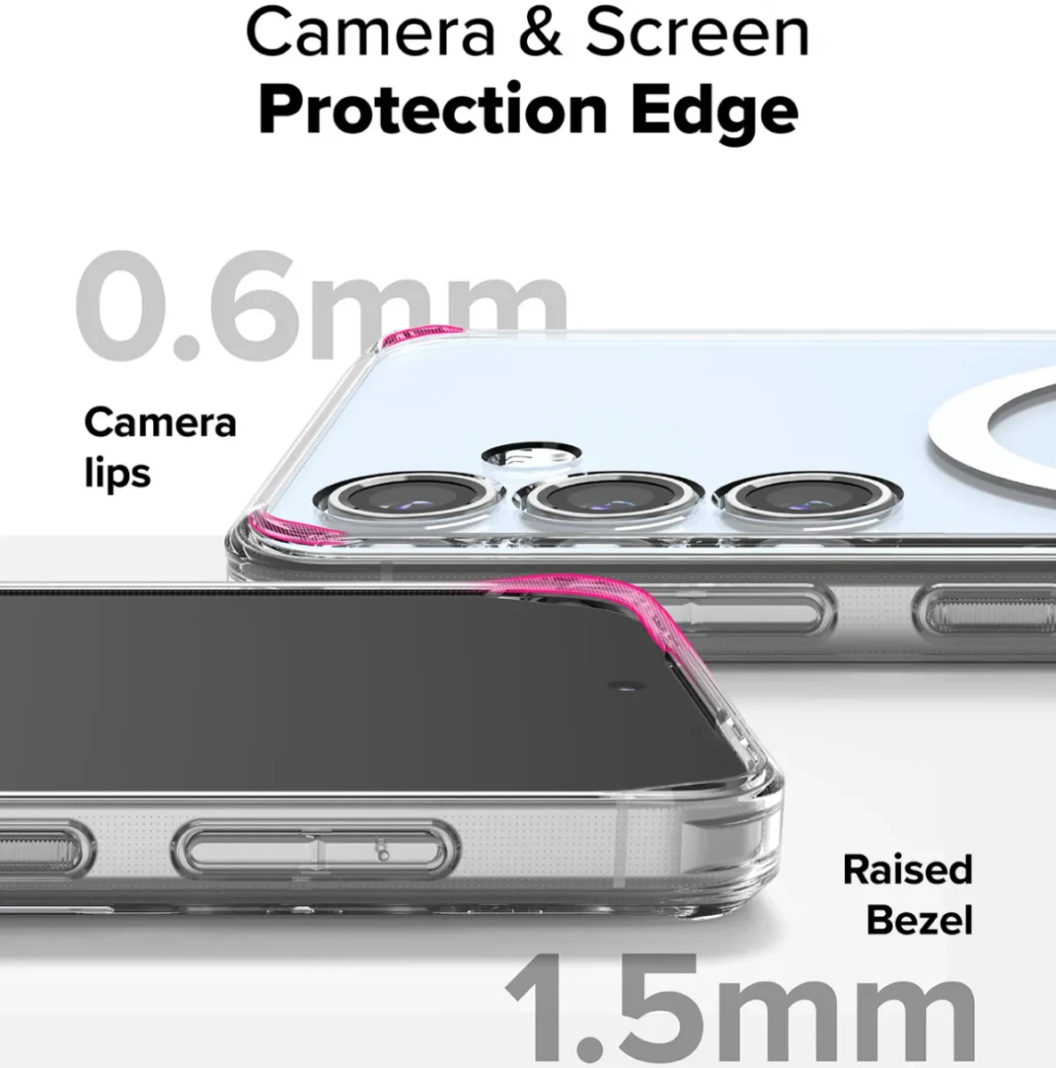 Ringke Fusion Samsung Galaxy S24 FE Hoesje MagSafe Back Cover Transparant afbeelding 9