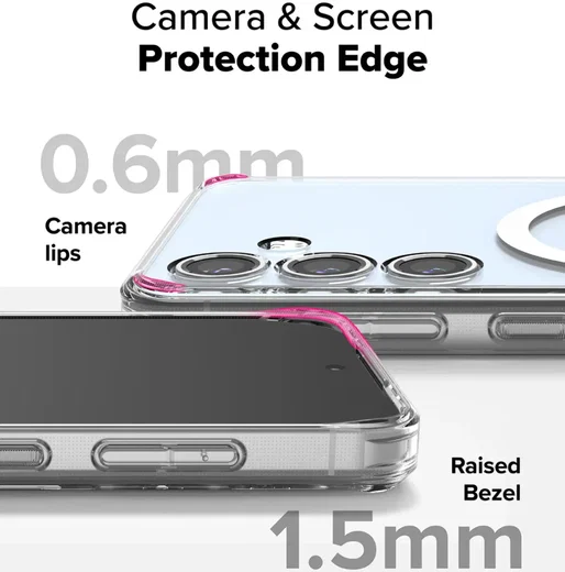 Ringke Fusion Samsung Galaxy S24 FE Hoesje MagSafe Back Cover Transparant afbeelding 9