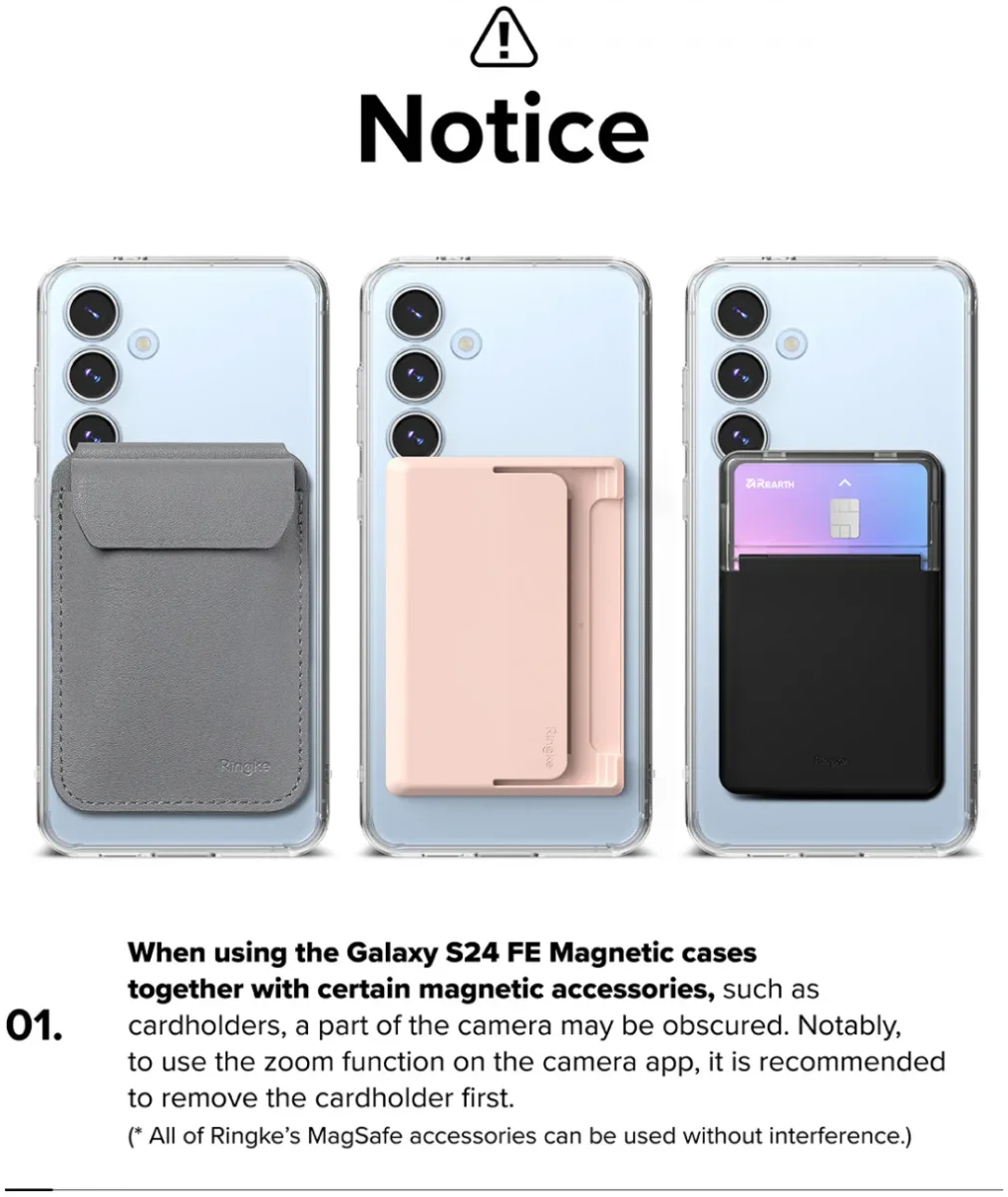 Ringke Fusion Samsung Galaxy S24 FE Hoesje MagSafe Back Cover Transparant afbeelding 17
