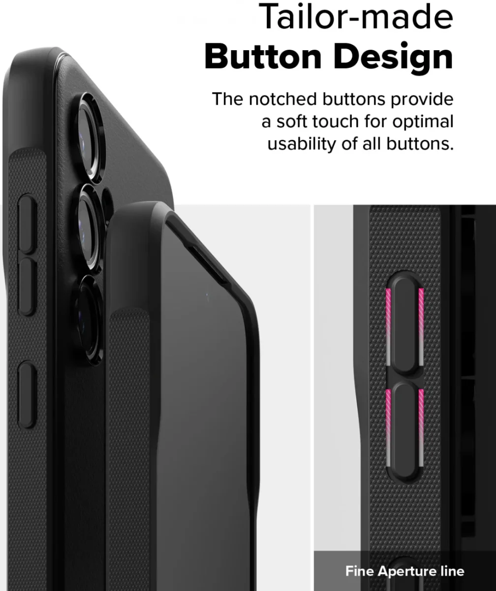 Ringke Onyx Samsung Galaxy S24 FE Hoesje Flexibel TPU Back Cover Zwart afbeelding 10