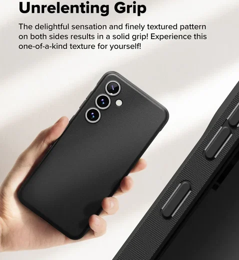 Ringke Onyx Samsung Galaxy S24 FE Hoesje Flexibel TPU Back Cover Zwart afbeelding 4