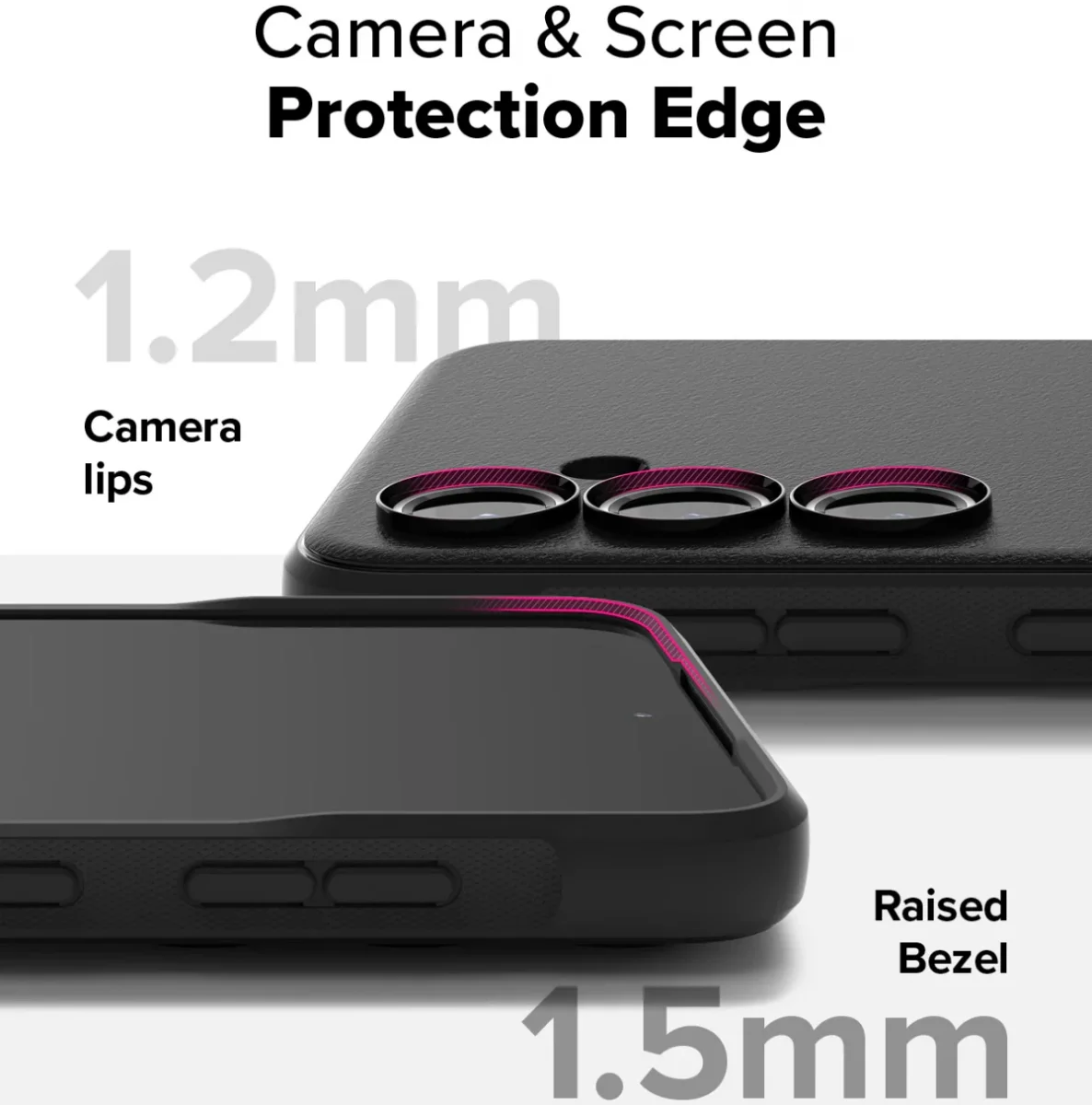 Ringke Onyx Samsung Galaxy S24 FE Hoesje Flexibel TPU Back Cover Zwart afbeelding 6