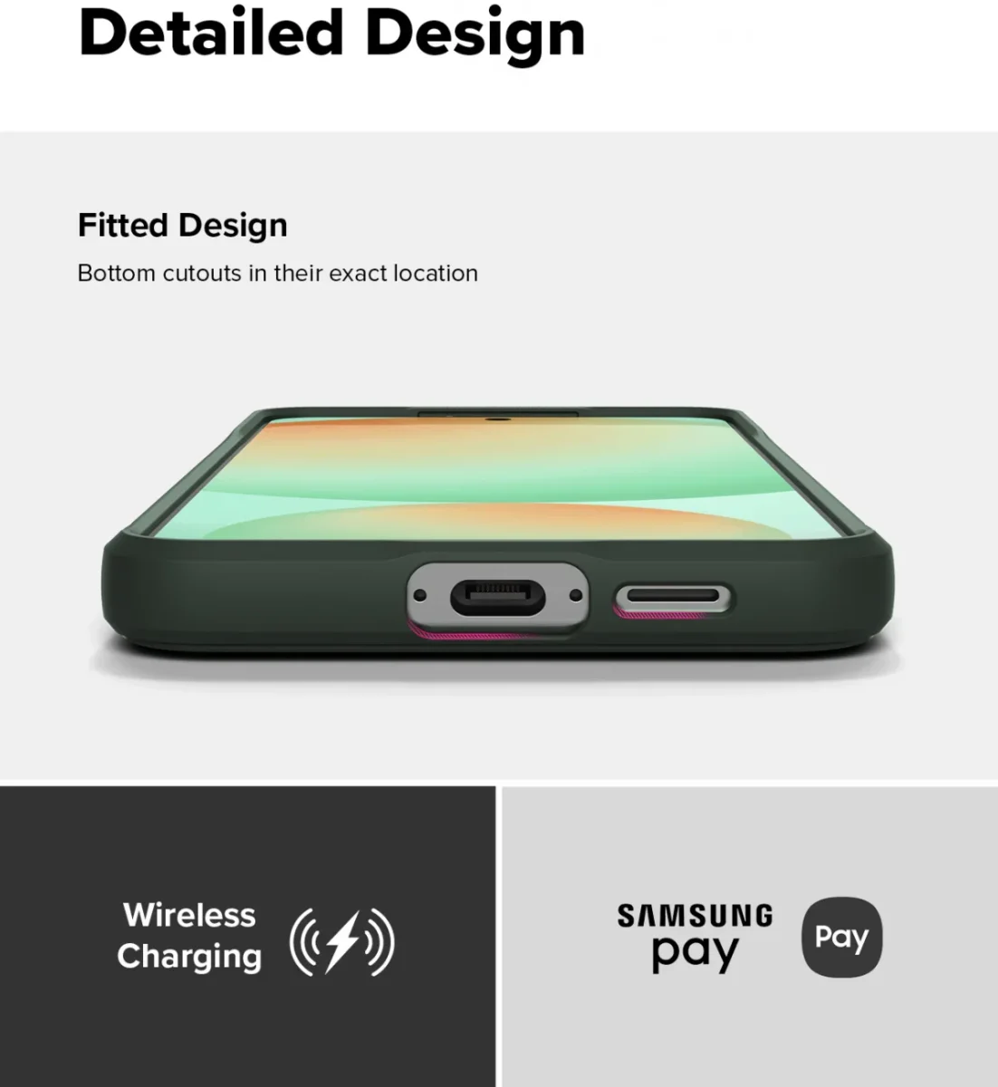 Ringke Onyx Samsung Galaxy S24 FE Hoesje Flexibel TPU Back Cover Groen afbeelding 11
