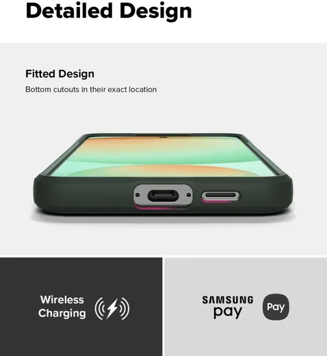 Ringke Onyx Samsung Galaxy S24 FE Hoesje Flexibel TPU Back Cover Groen afbeelding 11