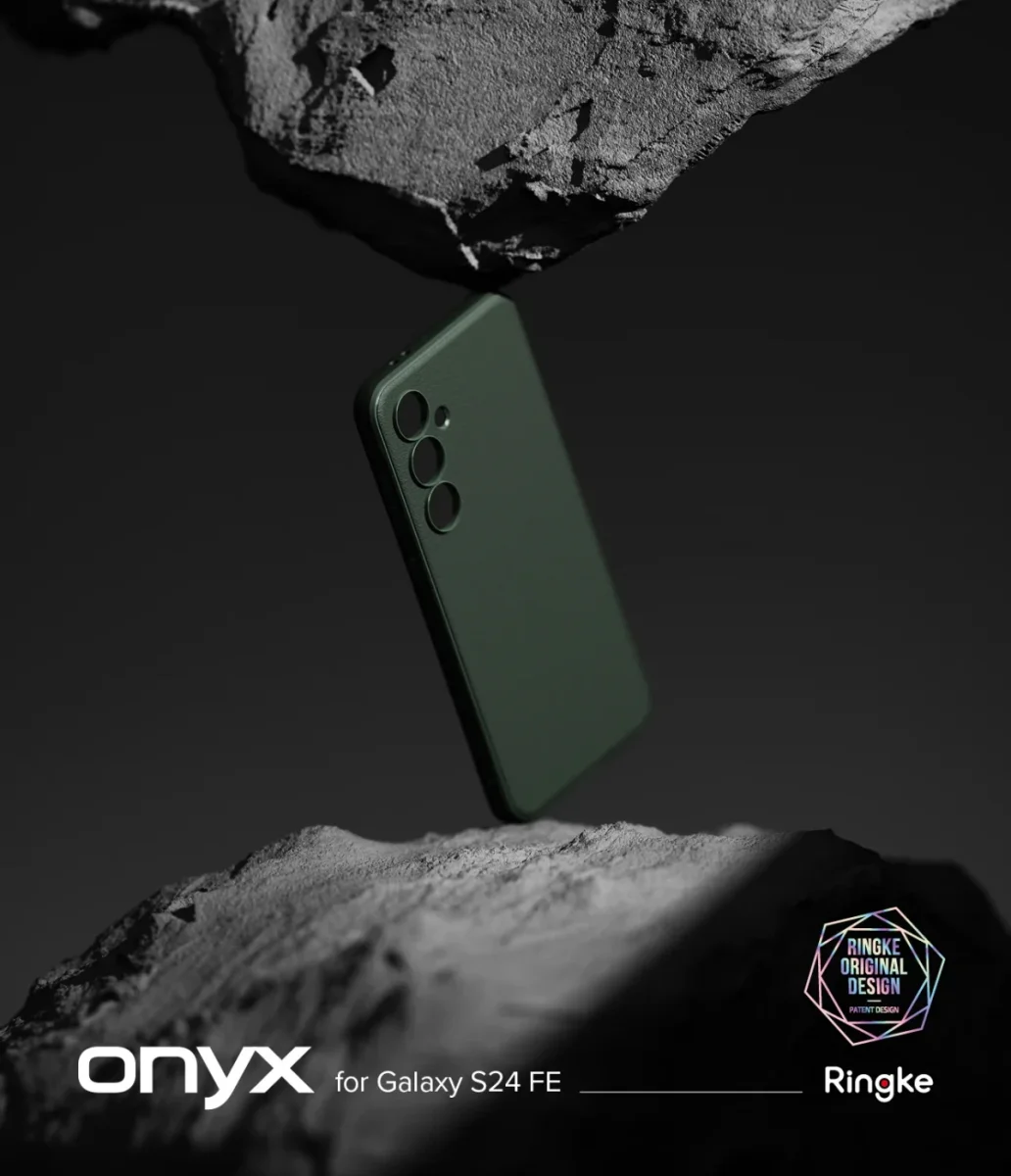 Ringke Onyx Samsung Galaxy S24 FE Hoesje Flexibel TPU Back Cover Groen afbeelding 2