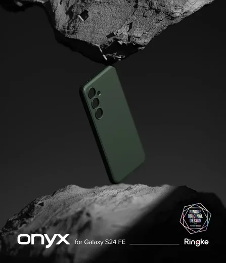 Ringke Onyx Samsung Galaxy S24 FE Hoesje Flexibel TPU Back Cover Groen afbeelding 2