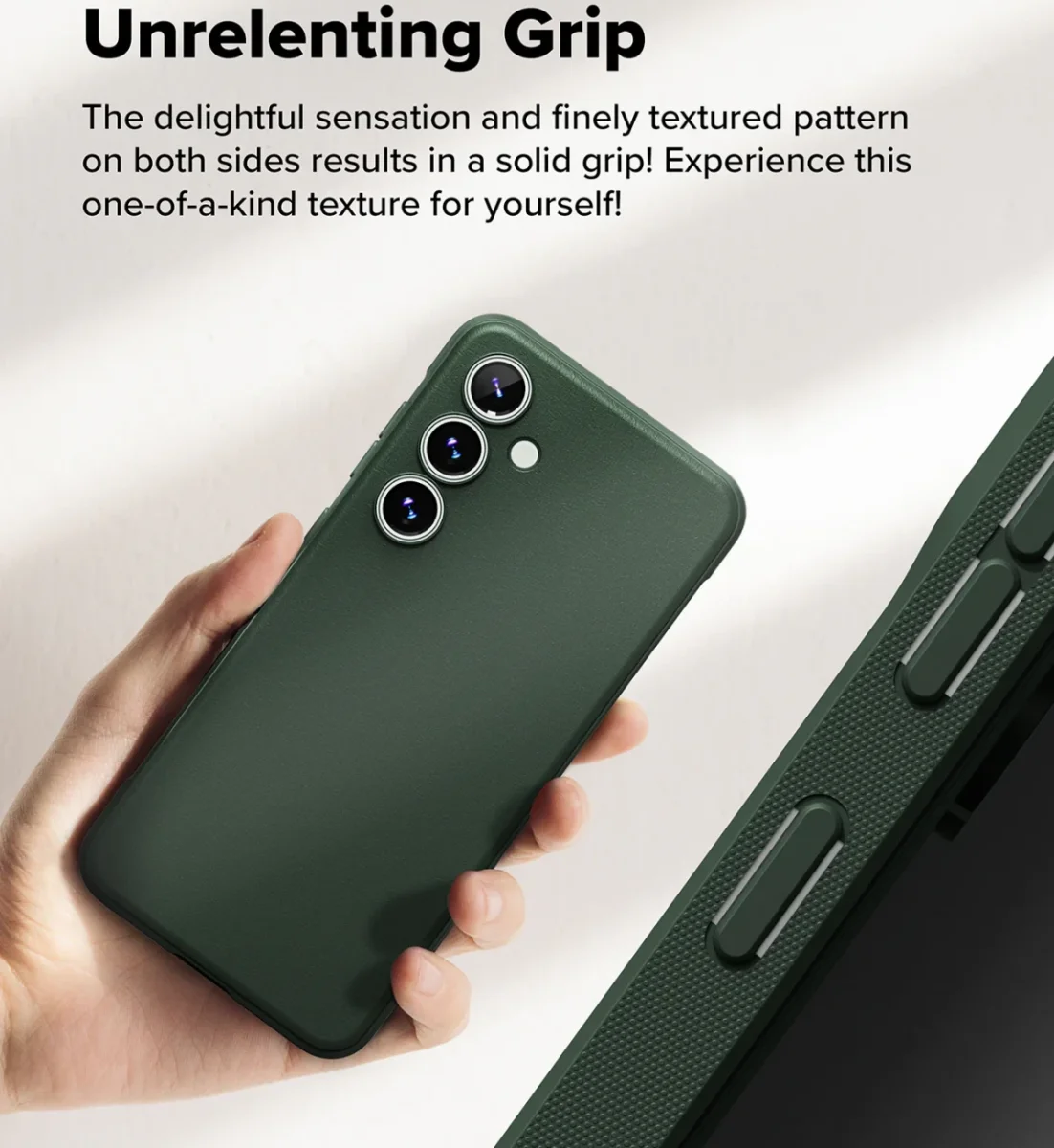 Ringke Onyx Samsung Galaxy S24 FE Hoesje Flexibel TPU Back Cover Groen afbeelding 4