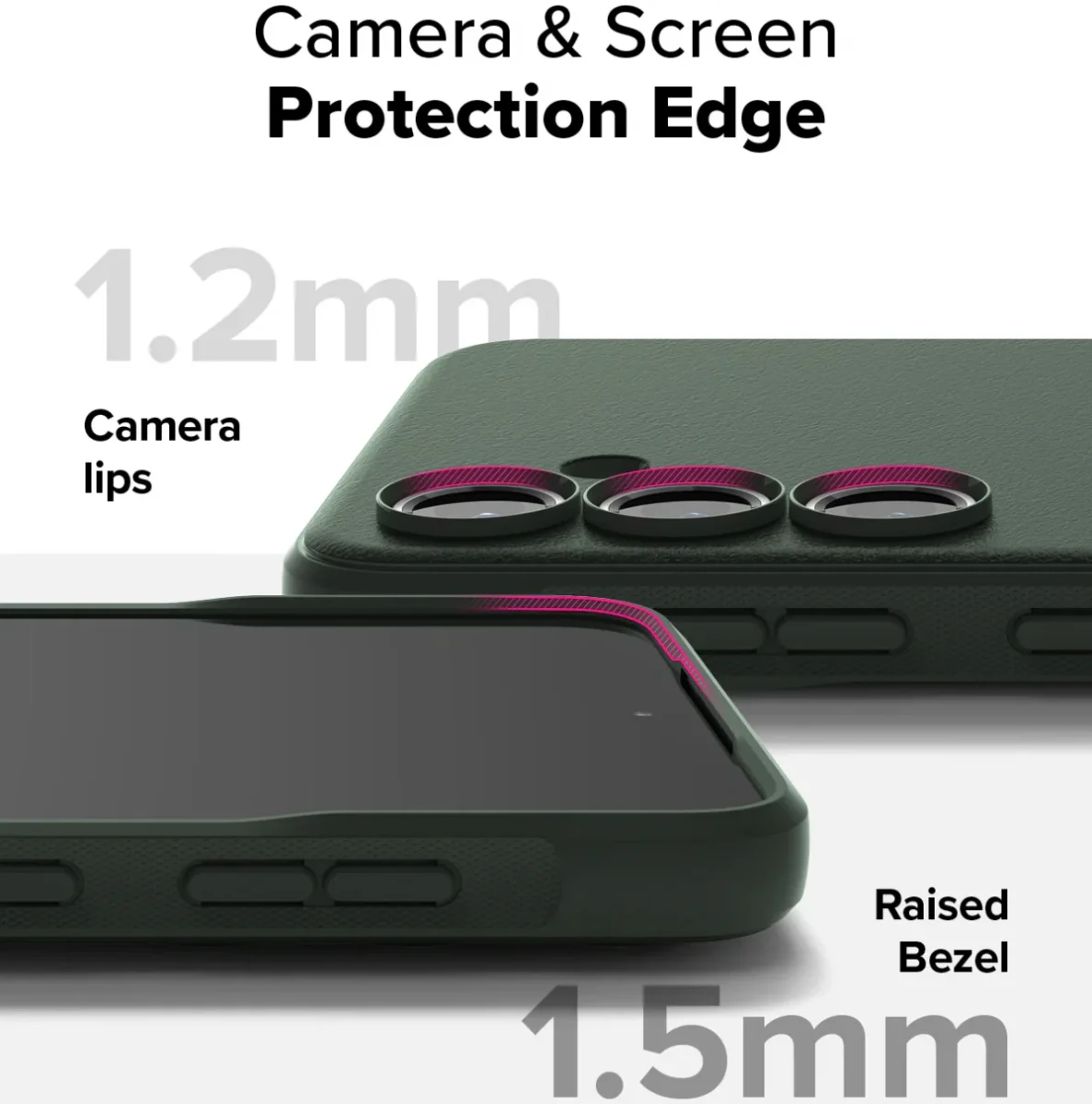 Ringke Onyx Samsung Galaxy S24 FE Hoesje Flexibel TPU Back Cover Groen afbeelding 6
