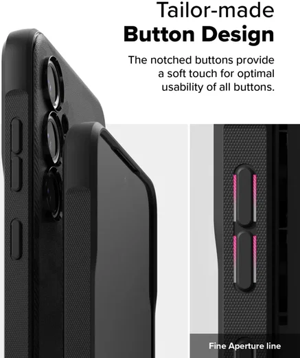 Ringke Onyx Samsung Galaxy S24 FE Hoesje Flexibel TPU Back Cover Camo Zwart afbeelding 11