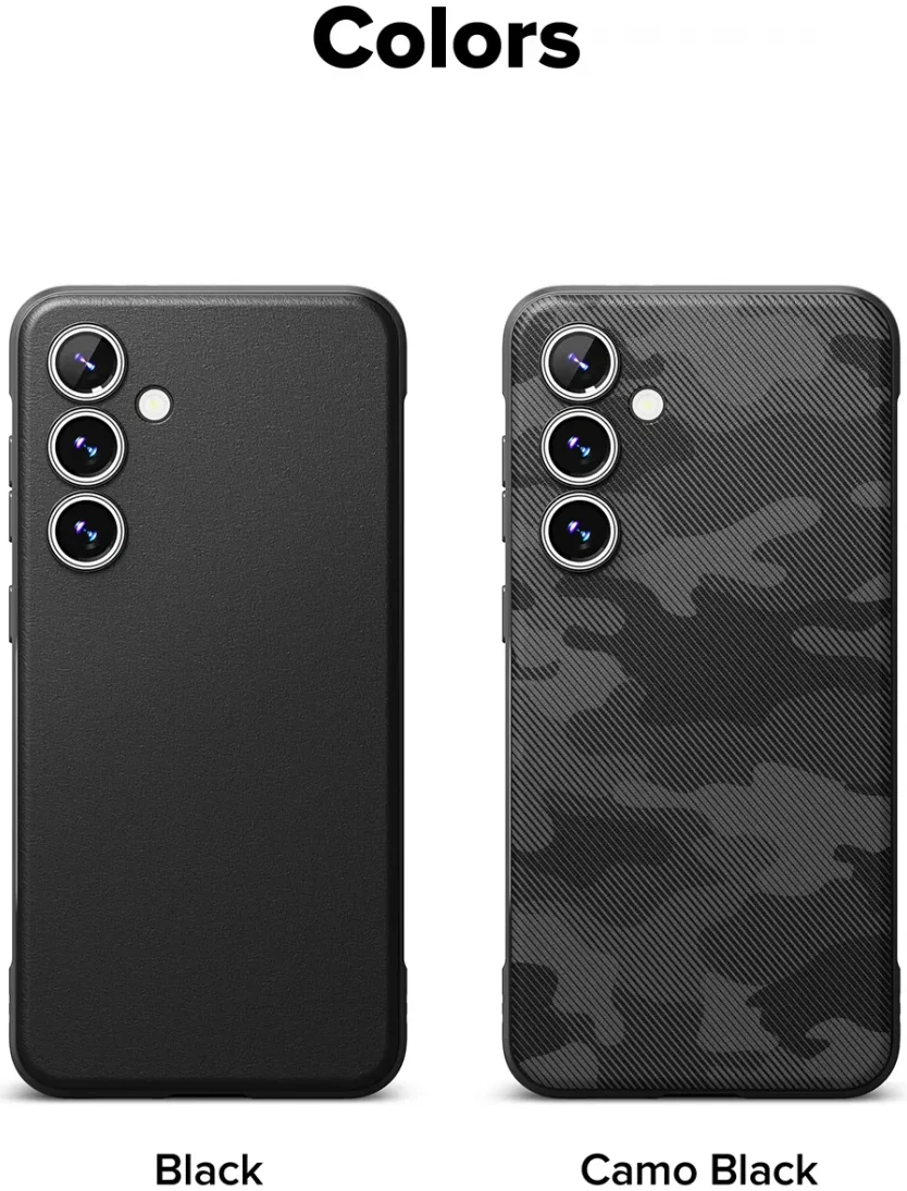 Ringke Onyx Magnetic Samsung Galaxy S24 FE Hoesje MagSafe Camo Zwart afbeelding 16