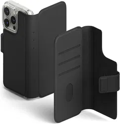 Ringke Apple iPhone 16 Pro Max / 16 Plus Hoesje Folio Wallet Magnetisch Zwart afbeelding