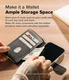 Ringke Apple iPhone 16 Pro Max / 16 Plus Hoesje Folio Wallet Magnetisch Zwart afbeelding 3