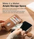 Ringke Apple iPhone 16 Pro Max / 16 Plus Hoesje Folio Wallet Magnetisch Bruin afbeelding 3