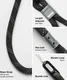 Ringke Rope Hand Strap - Universeel Telefoonkoord / Polsband Zwart afbeelding 10