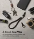 Ringke Rope Hand Strap - Universeel Telefoonkoord / Polsband Zwart afbeelding 2