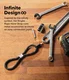 Ringke Rope Hand Strap - Universeel Telefoonkoord / Polsband Zwart afbeelding 8