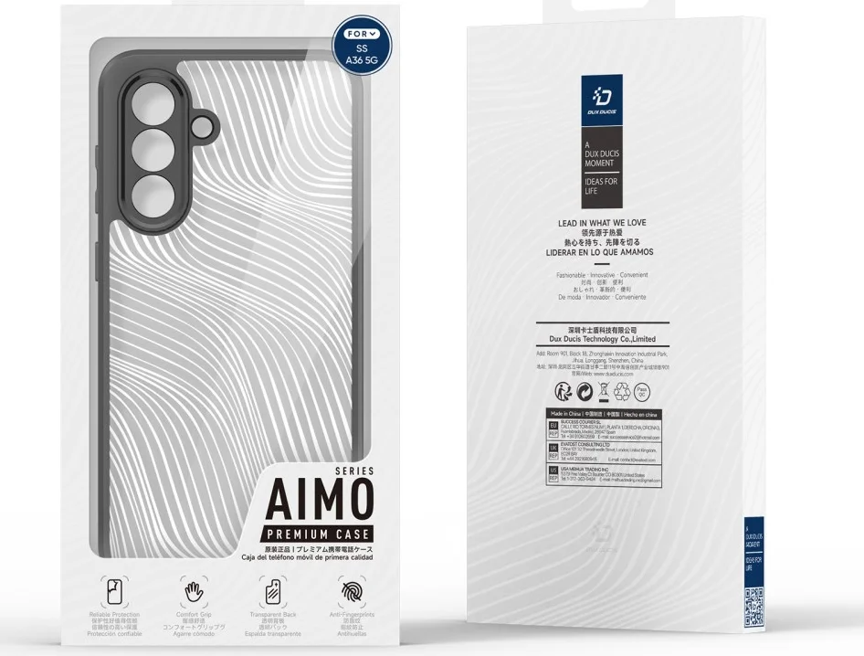 Dux Ducis Aimo Samsung Galaxy A36 Hoesje Back Cover Zwart afbeelding 10