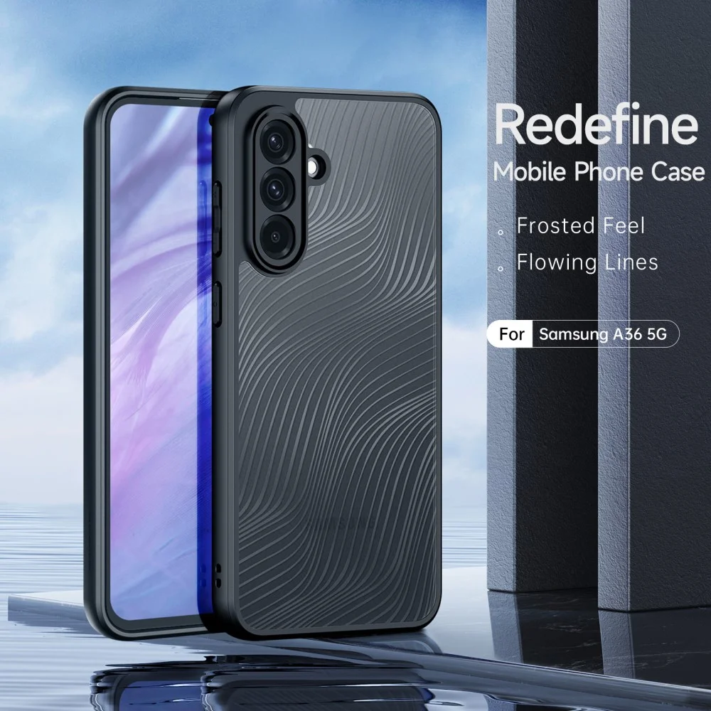 Dux Ducis Aimo Samsung Galaxy A36 Hoesje Back Cover Zwart afbeelding 3