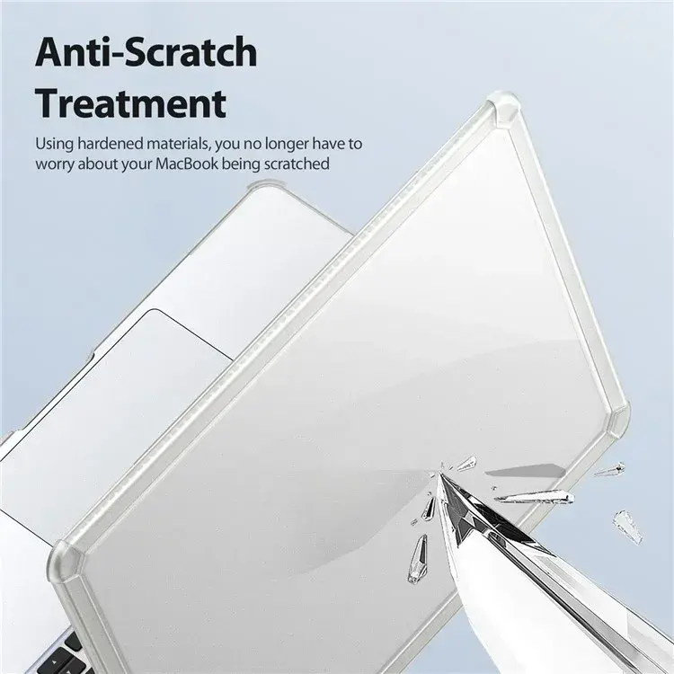 Dux Ducis LCGM - MacBook Air 13 Inch (2022/2024/2025) Hoes - Transparant afbeelding 7