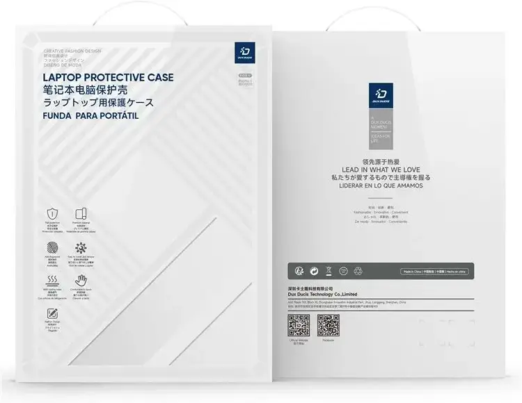 Dux Ducis LCGM - MacBook Pro 14 Inch (2021/2023/2024) Hoes - Transparant afbeelding 12