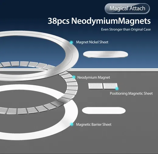Dux Ducis Clin Samsung Galaxy S25 Ultra Hoesje MagSafe / Qi2 Transparant afbeelding 7