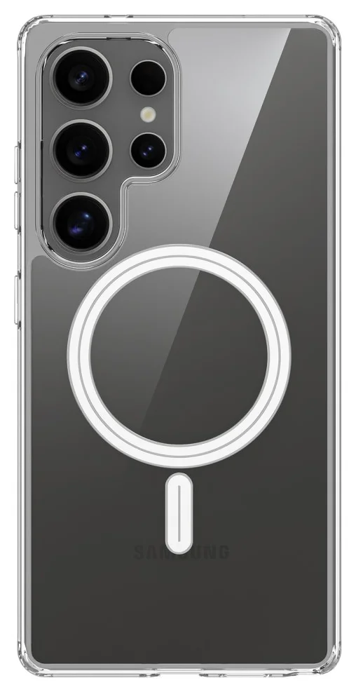 Dux Ducis Clin Samsung Galaxy S25 Ultra Hoesje MagSafe / Qi2 Transparant afbeelding 11