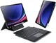 Dux Ducis Samsung Galaxy Tab S10+/ S9+/ S9 FE+/ Hoes Bluetooth Toetsenbord Zwart afbeelding 1