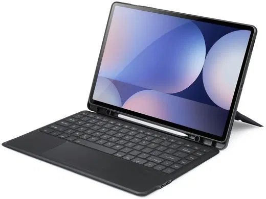 Dux Ducis Samsung Galaxy Tab S10 / S9 / S8 Ultra Hoes met Toetsenbord Zwart afbeelding 2