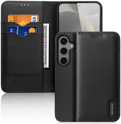 Dux Ducis Hivo Samsung Galaxy S25 Hoesje RFID Book Case Zwart afbeelding