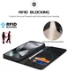 Dux Ducis Hivo Samsung Galaxy S25 Ultra Hoesje RFID Book Case Zwart afbeelding 3