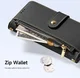 Dux Ducis Lawa Samsung Galaxy S25 Hoesje 2-in-1 Wallet Book Case MagSafe Zwart afbeelding 10