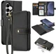 Dux Ducis Lawa Samsung Galaxy S25 Hoesje 2-in-1 Wallet Book Case MagSafe Zwart afbeelding 2